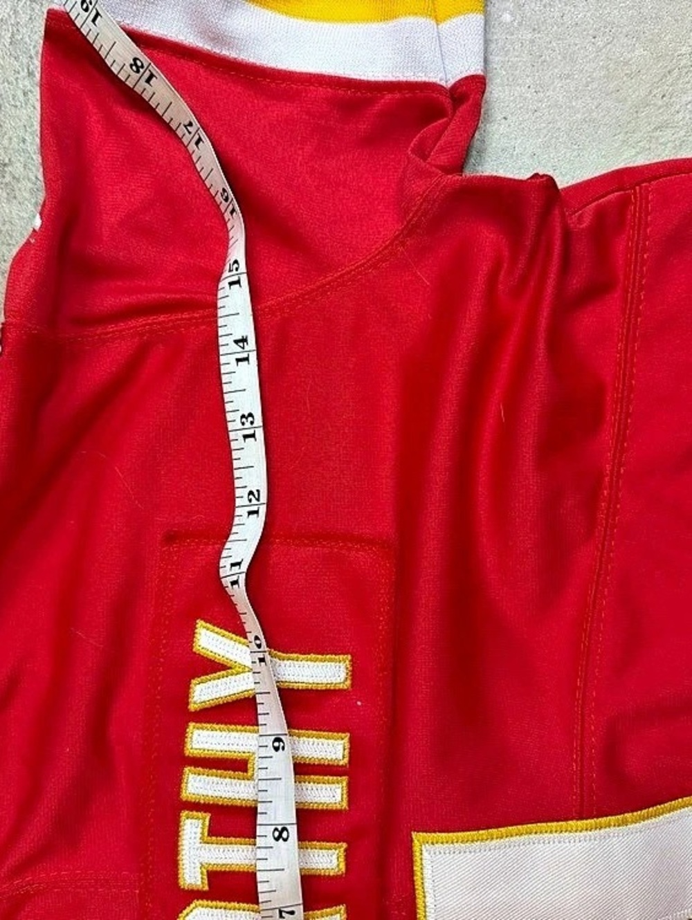 Nike Kansas City Chiefs Patrick Xavier Worthy #1 NFL Jersey Red Boys Small (8) - Picture 7 of 7